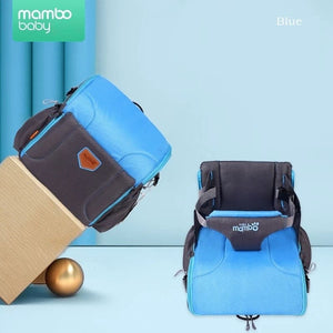 2-in-1 Travel Bag/Booster Seat - Blue