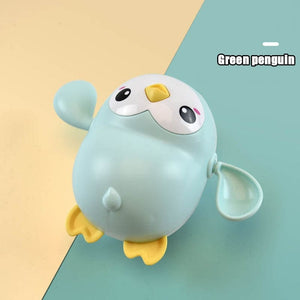 Baby Bath Toys - Green Penguin