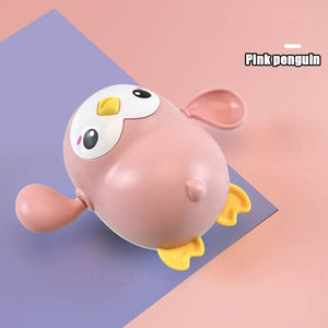 Baby Bath Toys - Pink Penguin