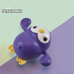 Baby Bath Toys - Purple Penguin
