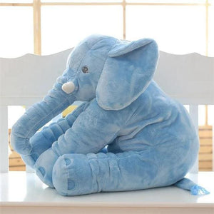 Big Size Elephant Plush Toy - Blue / 40cm