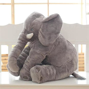 Big Size Elephant Plush Toy - Grey / 40cm