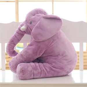 Big Size Elephant Plush Toy - Purple / 40cm