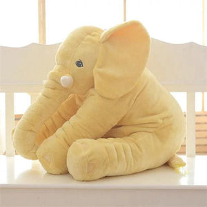 Big Size Elephant Plush Toy - Yellow / 40cm