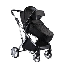 Load image into Gallery viewer, DEÄREST 1208 Baby Stroller - Available in 2 colours - Black - Silver frame / EU - Baby Stroller