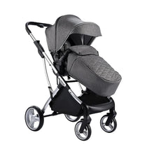 Load image into Gallery viewer, DEÄREST 1208 Baby Stroller - Available in 2 colours - Grey - Silver frame / EU - Baby Stroller