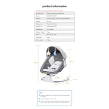 Load image into Gallery viewer, DEÄREST Smart Electric Baby Cradle - Bluetooth with Remote Control