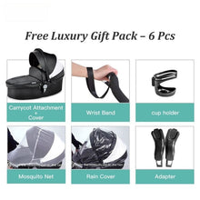 Load image into Gallery viewer, hot mom - elegance f022 - 3 in 1 baby stroller - white