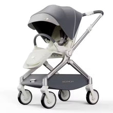 Load image into Gallery viewer, Hot Mom - F039 Evolutive Light - Baby StrollerThe Hot Mom - F039 Evolutive Light is the perfect 2-in-1 stroller for daily use, accompanying you and your baby from birth to their fourth year. With its comfortable extra wide seats, reclining back, reversible design, and large wheels, this stroller provides comfort and convenience for you and your baby as they grow. And with its lightweight magnesium alloy frame, it's easy to take with you wherever you go. Experience the freedom and joy of parenthood while on