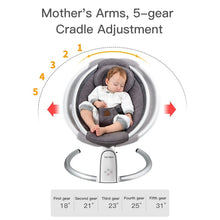 Load image into Gallery viewer, hot mom - serena bluetooth baby bouncer - available in 2 colours