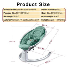 Load image into Gallery viewer, hot mom - serena bluetooth baby bouncer - available in 2 colours