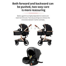 Load image into Gallery viewer, Timeless - 3 in 1 PU Leather Baby Stroller