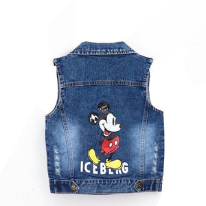 Mickey Mouse Kids Denim Jacket and Coats - Mickey B / 3-4T(Size 110)