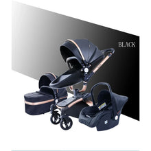 Load image into Gallery viewer, MZC906Deluxe - 3 in 1High Landscape Baby Stroller