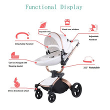 Load image into Gallery viewer, MZC906Deluxe - 3 in 1High Landscape Baby Stroller