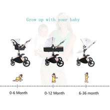Load image into Gallery viewer, MZC906Deluxe - 3 in 1High Landscape Baby Stroller