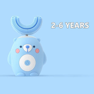 NEOHEXA™ Kid’s U-Shape Electric Toothbrush - 2-6 YEARS - Blue Bear