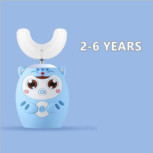 NEOHEXA™ Kid’s U-Shape Electric Toothbrush - 2-6 YEARS - Blue Cat