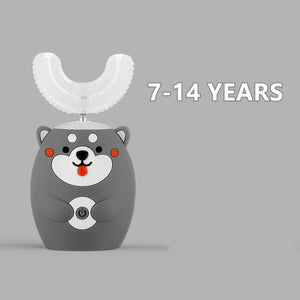 NEOHEXA™ Kid’s U-Shape Electric Toothbrush - 7-14 YEARS - Gray Bear