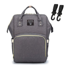 Load image into Gallery viewer, USB Diaper Baby Bag - M01-Gray