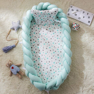 Crib Middle Bed - Sky Blue