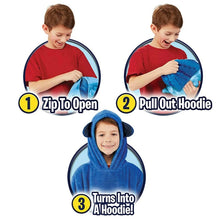 Load image into Gallery viewer, Kids Pets Blanket Hoodie Soft Plush