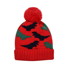 Load image into Gallery viewer, Kids Warm Woolen Hat - Red