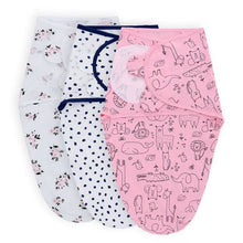 Load image into Gallery viewer, Sweet Dream Baby Swaddle - Flower animal gems / L (0-6 Months)