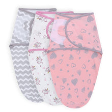Load image into Gallery viewer, Sweet Dream Baby Swaddle - Peach heart unicorn / L (0-6 Months)