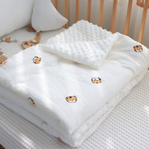Winter Baby Duvet With Filler - Tiger / 100X100cm thick core