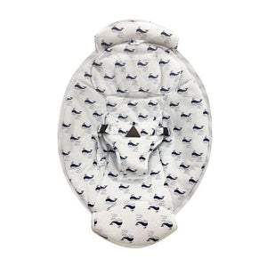 hot mom bluetooth baby bouncer cover bouncer cover - white / international