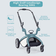 Charger l&#39;image dans la galerie, hot mom - elegance f022 - 3 in 1 baby stroller - grid with matching car seat