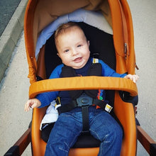Indlæs billede til gallerivisning hot mom - elegance f022 - 3 in 1 baby stroller - grid with matching car seat