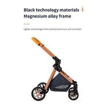 Load image into Gallery viewer, Luxury High Landscape Reclining Foldable 3 in 1 Baby Stroller