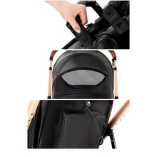 Cargar imagen en el visor de la galería, Timeless - 3 in 1 PU Leather Baby Stroller
