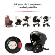 Cargar imagen en el visor de la galería, Timeless - 3 in 1 PU Leather Baby Stroller