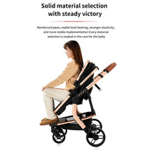 Cargar imagen en el visor de la galería, Timeless - 3 in 1 PU Leather Baby Stroller