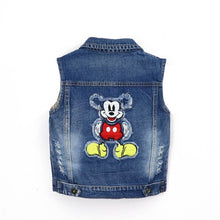 Carregar imagem no visualizador da galeria, Mickey Mouse Kids Denim Jacket and Coats