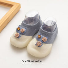 Laden Sie das Bild in den Galerie-Viewer, Unisex Baby Cotton Socks - Blue / 0-6 Months