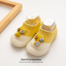 Laden Sie das Bild in den Galerie-Viewer, Unisex Baby Cotton Socks - Yellow / 0-6 Months